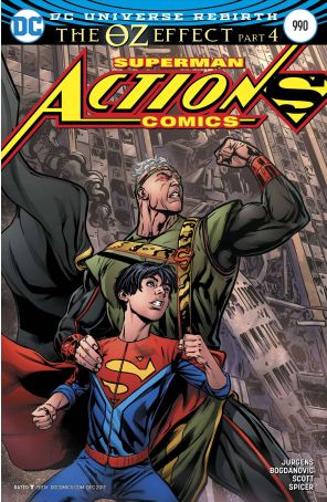 Action Comics 990B published by DC with cover art by Nick Bradshaw