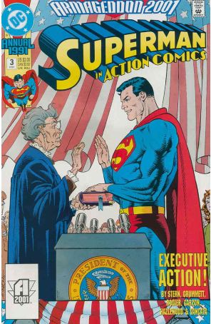 Action Comics Annual 3 published by DC with cover art by Dave Gibbons