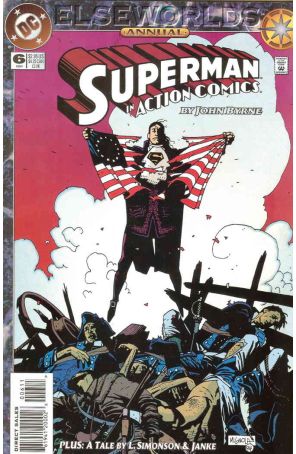 Action Comics Annual 6 published by DC with cover art by Mike Mignola