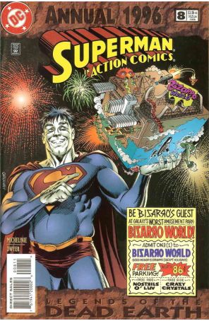 Action Comics Annual 8 published by DC with cover art by Jerry Ordway