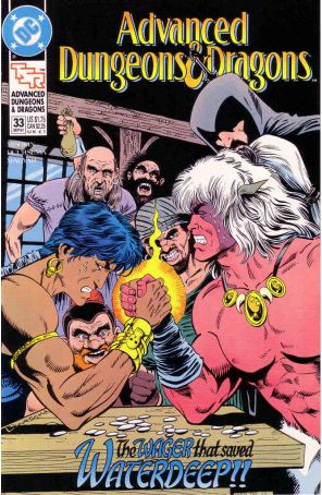 Advanced Dungeons And Dragons 33 published by DC with cover art by Jan Duursema