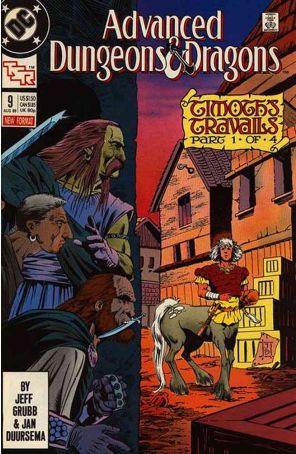 Advanced Dungeons And Dragons 9 published by DC with cover art by Jan Duursema