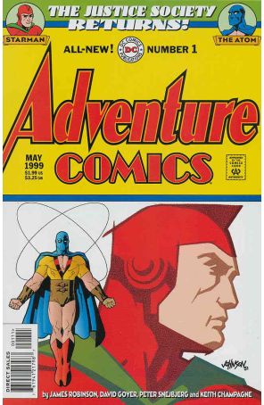 Adventure Comics (2nd Series) 1 published by DC with cover art by Dave Johnson