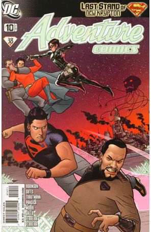 Adventure Comics (3rd Series) 10 published by DC with cover art by Joe Quinones