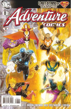 Adventure Comics (3rd Series) 8 published by DC with cover art by Francis Manapul
