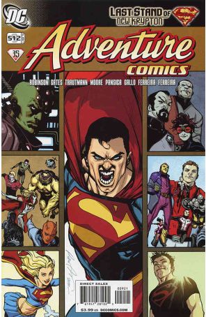 Adventure Comics (3rd Series) 9A published by DC with cover art by Rafael Albuquerque