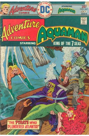 Adventure Comics 441 published by DC with cover art by Jim Aparo