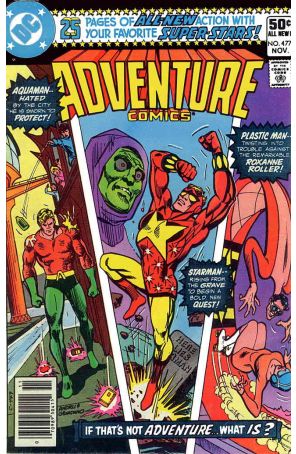 Adventure Comics 477 (Newsstand) published by DC with cover art by Ross Andru
