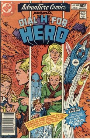 Adventure Comics 482 (Newsstand) published by DC with cover art by Carmine Infantino