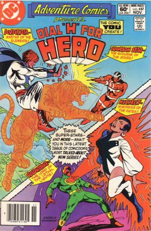 Adventure Comics 487 (Newsstand) published by DC with cover art by Ross Andru