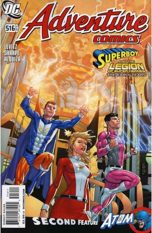 Adventure Comics 516 published by DC with cover art by Scott Clark