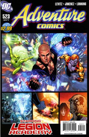 Adventure Comics 523 published by DC with cover art by Phil Jimenez
