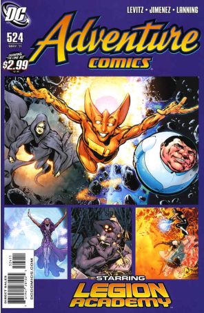 Adventure Comics 524 published by DC with cover art by Phil Jimenez