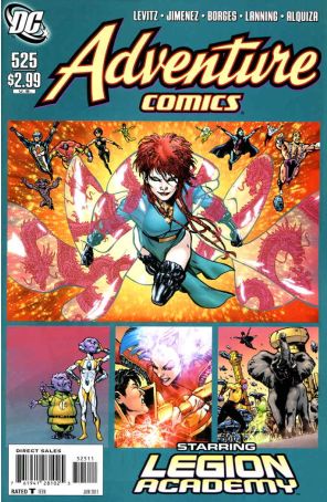 Adventure Comics 525 published by DC with cover art by Phil Jimenez