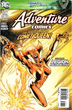 Adventure Comics 527 published by DC with cover art by Eduardo Pansica