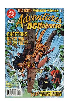 Adventures in the DC Universe 3 published by DC with cover art by John Delaney