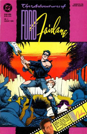 The Adventures of Ford Fairlane 4 published by DC with cover art by Russell Braun