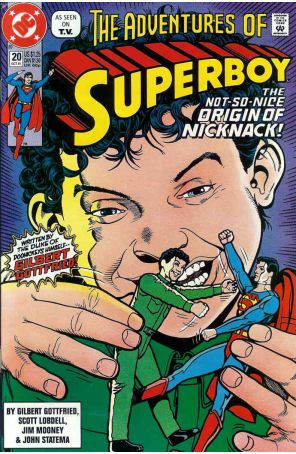 The Adventures of Superboy 20 published by DC with cover art by Kevin Maguire