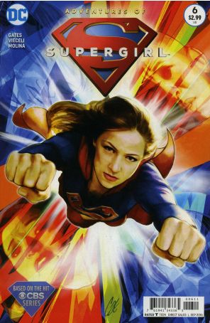 Adventures of Supergirl 6 published by DC with cover art by Cat Staggs