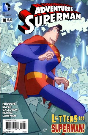 Adventures of Superman (2nd Series) 10 published by DC with cover art by Sean Galloway