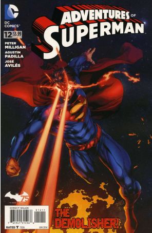 Adventures of Superman (2nd Series) 12 published by DC with cover art by Ed Benés