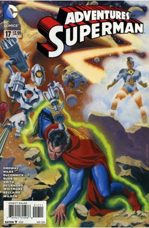 Adventures of Superman (2nd Series) 17 published by DC with cover art by Steve Rude