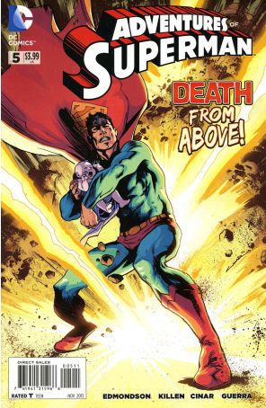 Adventures of Superman (2nd Series) 5 published by DC with cover art by Yildiray Cinar