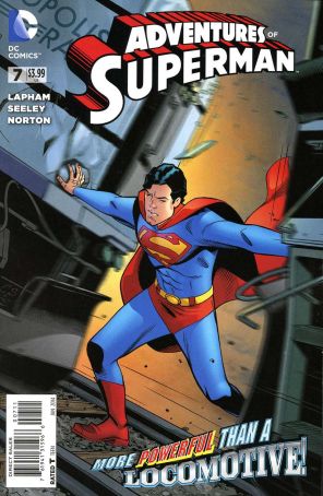 Adventures of Superman (2nd Series) 7 published by DC with cover art by Chris Sprouse