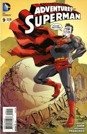 Adventures of Superman (2nd Series) 9 published by DC with cover art by Dan Panosian