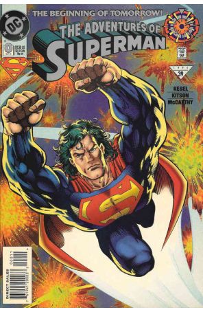 Adventures of Superman 0 published by DC with cover art by Barry Kitson