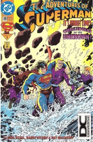 Adventures of Superman 508 (2nd) published by DC with cover art by Barry Kitson