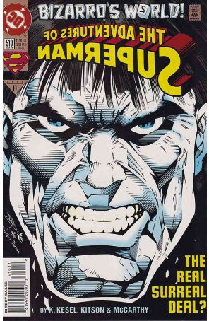 Adventures of Superman 510 published by DC with cover art by Barry Kitson