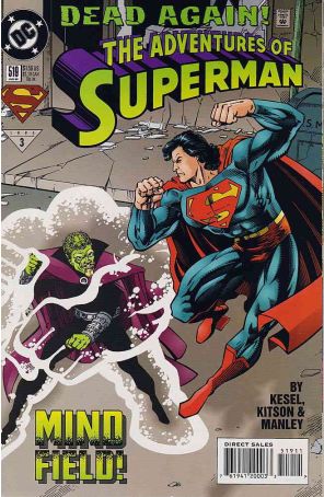 Adventures of Superman 519 published by DC with cover art by Barry Kitson