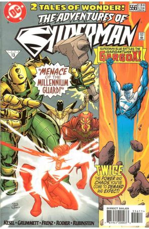 Adventures of Superman 556 published by DC with cover art by Tom Grummett