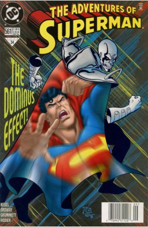Adventures of Superman 561 (Newsstand) published by DC with cover art by Tom Grummett