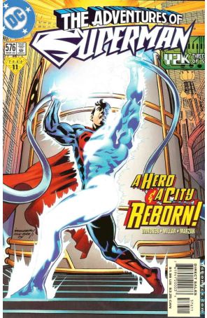 Adventures of Superman 576 published by DC with cover art by Stuart Immonen