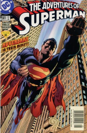 Adventures of Superman 581 (Newsstand) published by DC with cover art by Sean Chen
