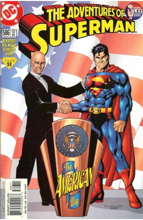 Adventures of Superman 586 published by DC with cover art by Mike S. Miller