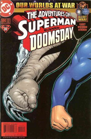 Adventures of Superman 594 published by DC with cover art by Mike Wieringo