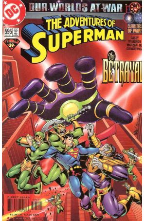 Adventures of Superman 595 published by DC with cover art by Mike Wieringo
