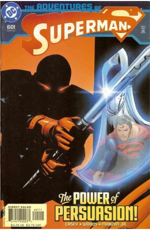 Adventures of Superman 601 published by DC with cover art by John Paul Leon