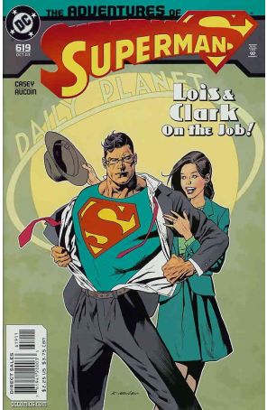 Adventures of Superman 619 published by DC with cover art by Kevin Nowlan