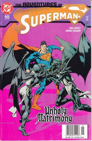 Adventures of Superman 622 (Newsstand) published by DC with cover art by Kevin Nowlan