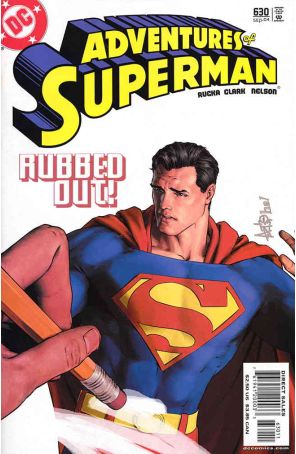 Adventures of Superman 630 published by DC with cover art by Gene Ha