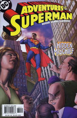 Adventures of Superman 634 published by DC with cover art by Gene Ha