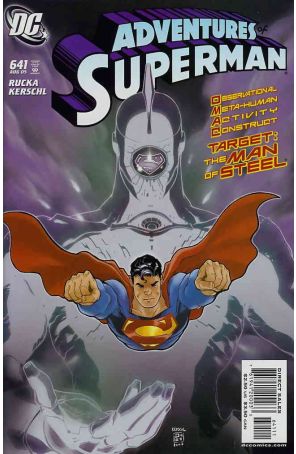 Adventures of Superman 641 published by DC with cover art by Karl Kerschl