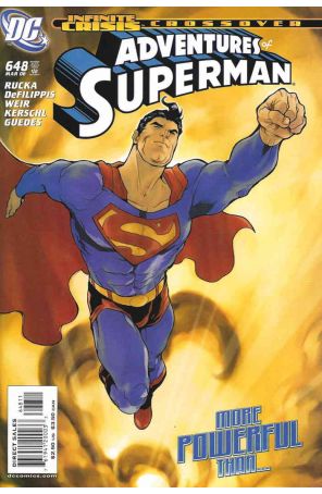 Adventures of Superman 648 published by DC with cover art by Karl Kerschl