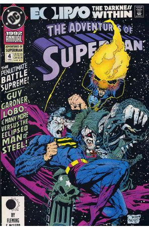 Adventures of Superman Annual 4 published by DC with cover art by Joe Quesada