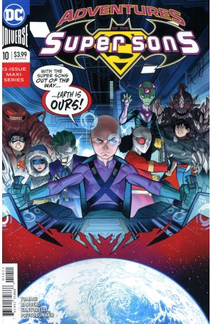 Adventures of the Super Sons 10 published by DC with cover art by Dan Mora