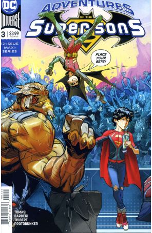 Adventures of the Super Sons 3 published by DC with cover art by Dan Mora